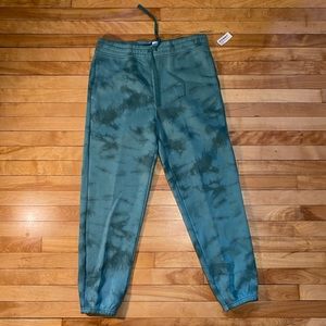 Green Tie Dye Sweatpants (NWT)